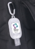 1 oz. Hand Sanitizer with Colorful Case and Carabiner - Styled on bag